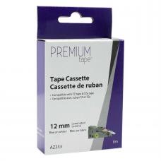 Brother TZe-233 Blue on White 12mm X 8m  |  Premium Tape